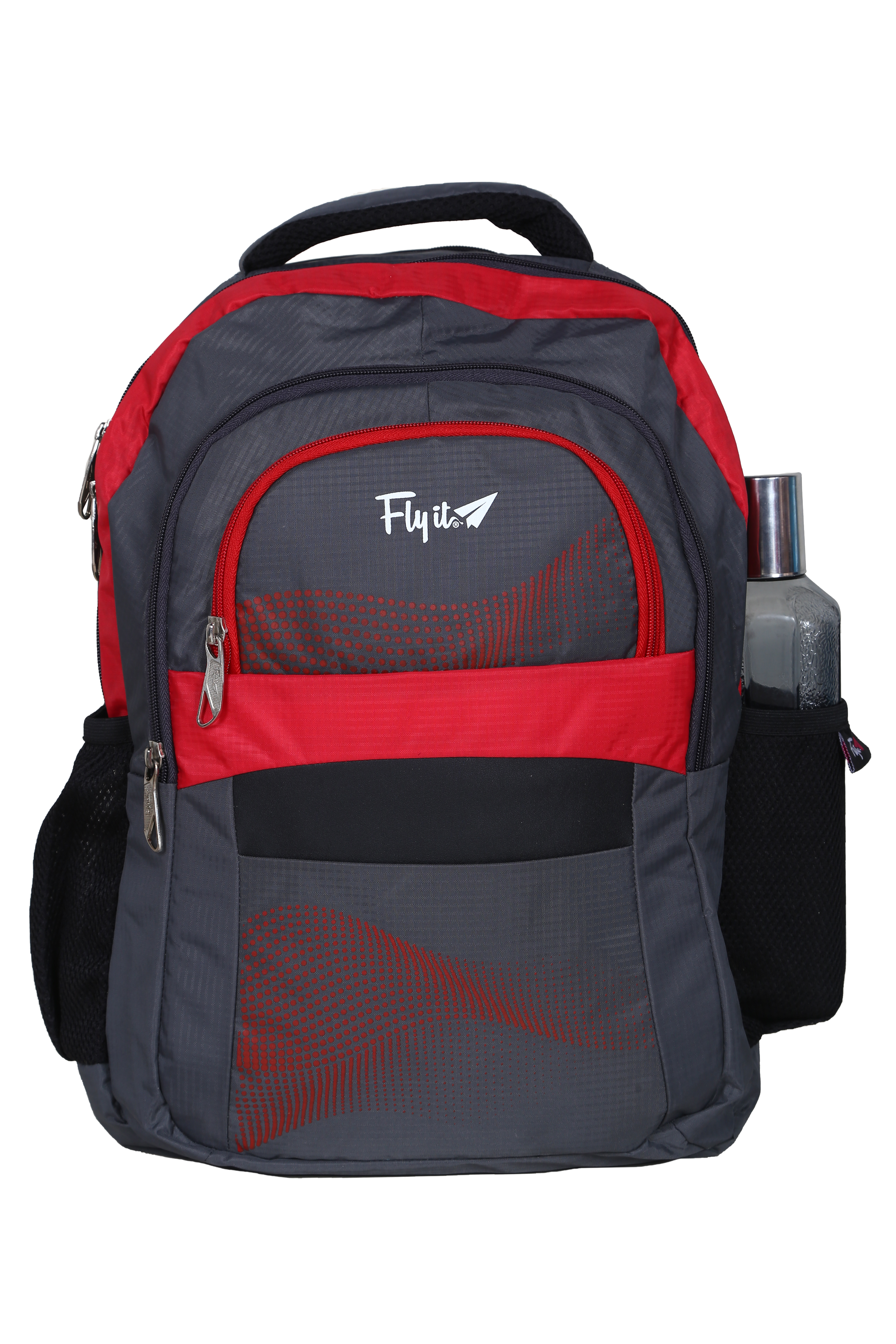 Multipurpose Casual Backpack - Imported Polyester, 18x14x6 Inches | Adjustable Strap, 25 Liter Capacity, Stylish & Trendy Design