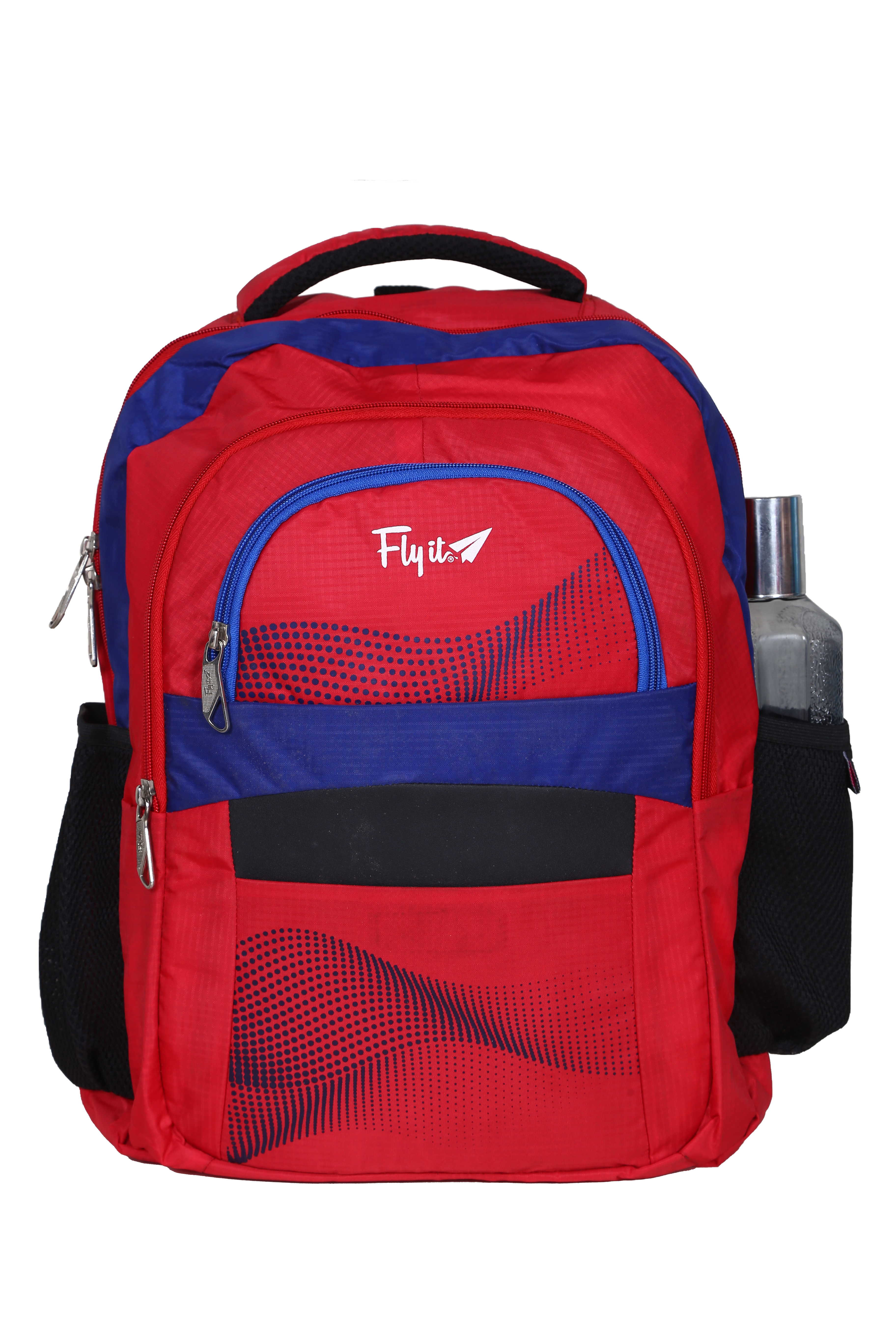Multipurpose Casual Backpack - Imported Polyester, 18x14x6 Inches | Adjustable Strap, 25 Liter Capacity, Stylish & Trendy Design