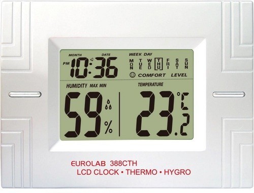 Thermohygro Meter - Plastic Construction , Digital Display With 0-50°c And 20-95% Rh Measurement Range