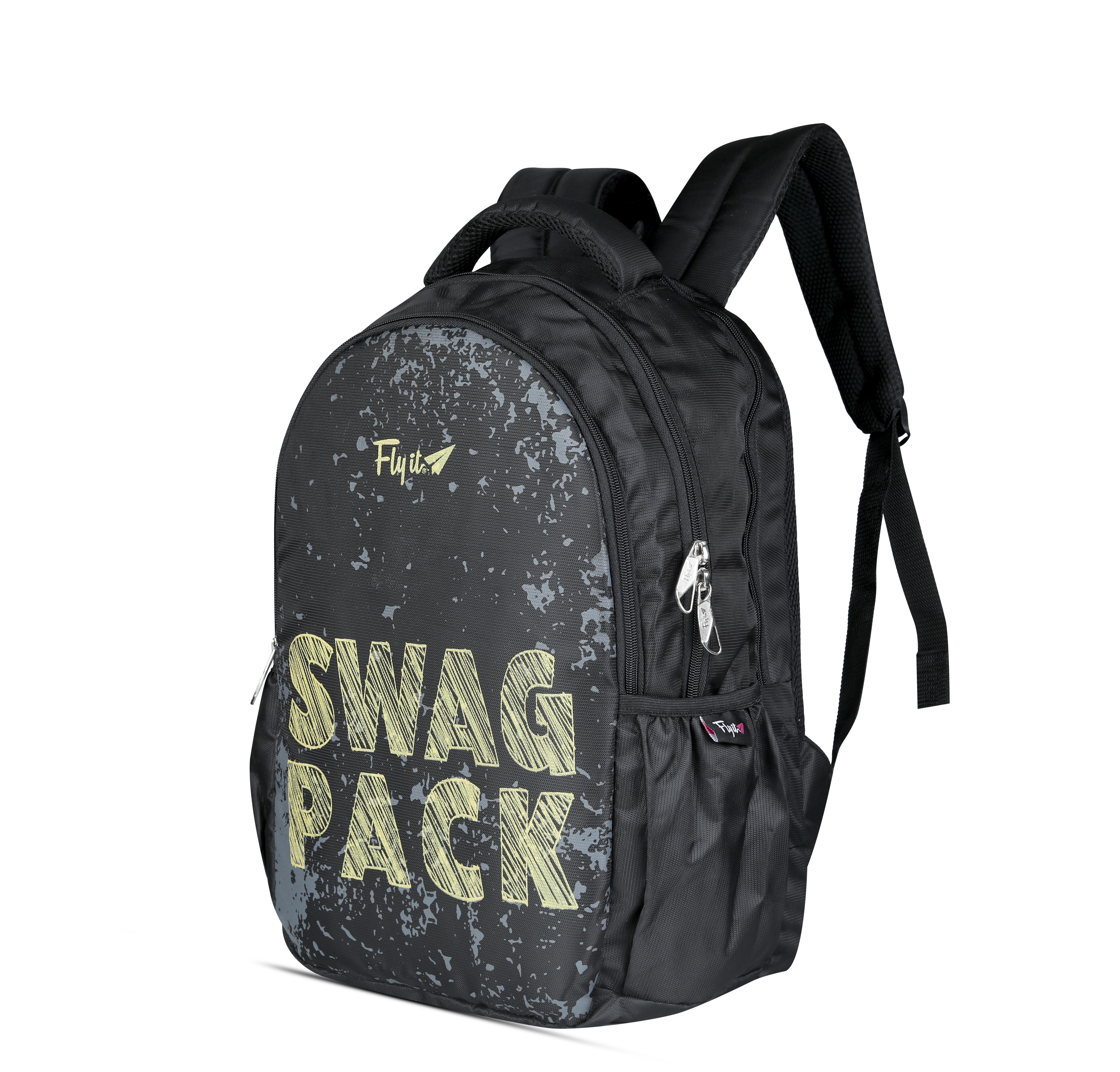 Flyit Blue Backpack Design: Pattern