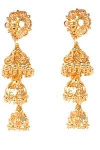 Fancy Gold Plated Earrings