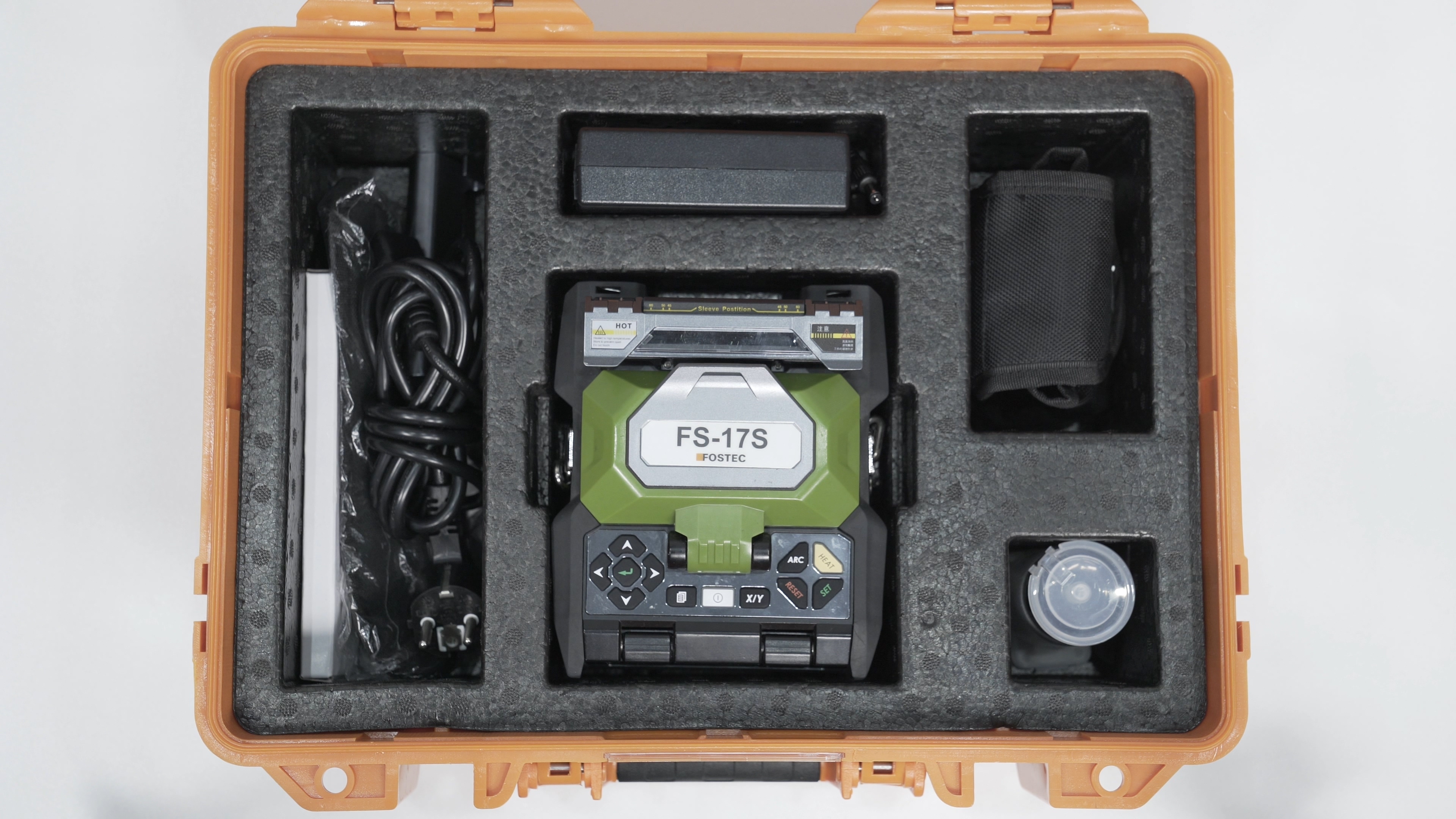 Green Fs-17s(fusion Splicer Optical Connector Cable Splicer)