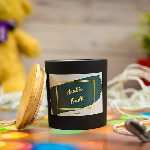 Midnight Flame Candles - Burning Time: 24-28 Hours