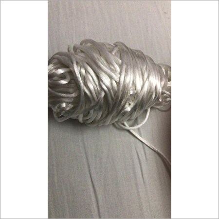 Malai Dori - Synthetic Material, Thin Thickness, Elegant Silver Color | Round Shape, Smooth Texture for Stylish Embellishments and Crafts