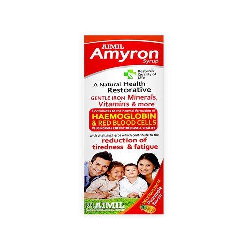 Aimil Amyron मल्टीविटामिन सिरप पुरुषों और महिलाओं के लिए 34 सामग्री के साथ - 200ml