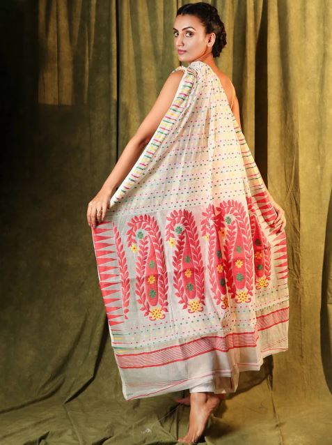 Multi Color Ladies Soft Cotton Printed Saree