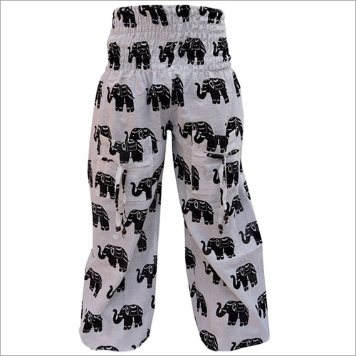 Ladies Printed Harem Pants - Cotton Blend, Available In Various Colors | Washable, Stylish Design For Women In All Seasons