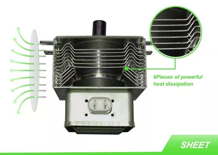 Microwave Magnetron - Color: Grey/silver