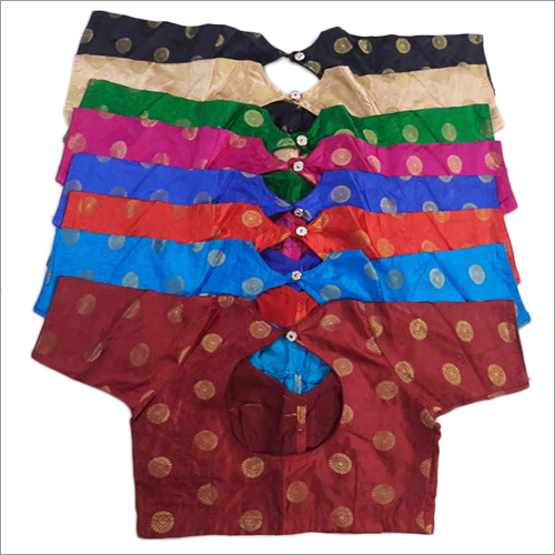 Jacquard Silk Water Drop Blouse