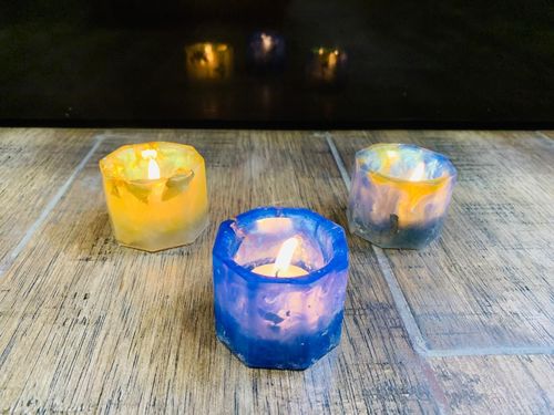 मल्टी रेज़िन टीलाइट होल्डर्स