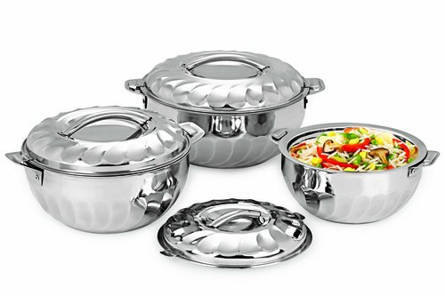 Silver Servo Stainless Steel Hot Pot
