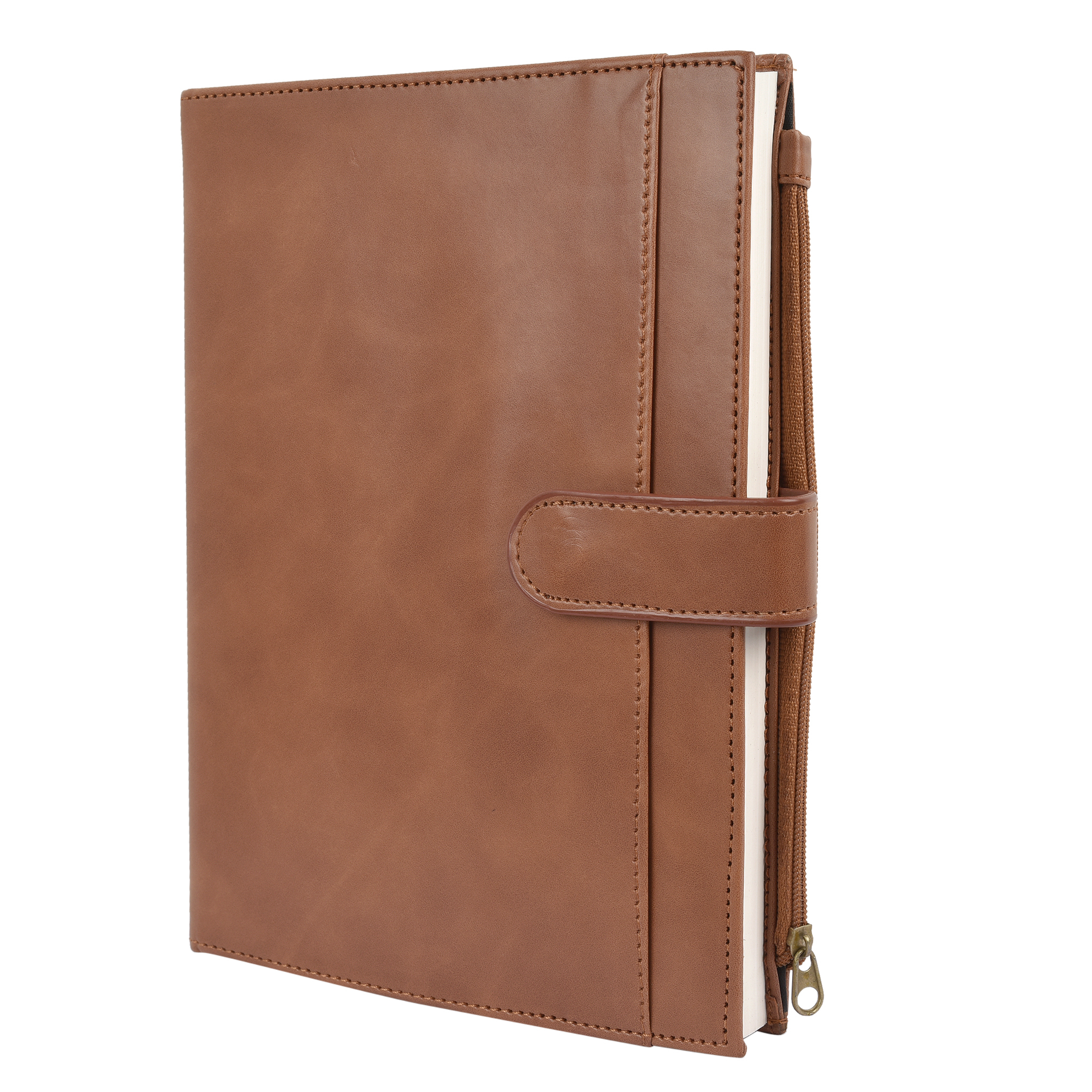 A5 Pu Color Changer Chain Pocket Diary - Light Weight, Various Sizes Available, Brown | Ideal For Daily Use, Gift & Promotion