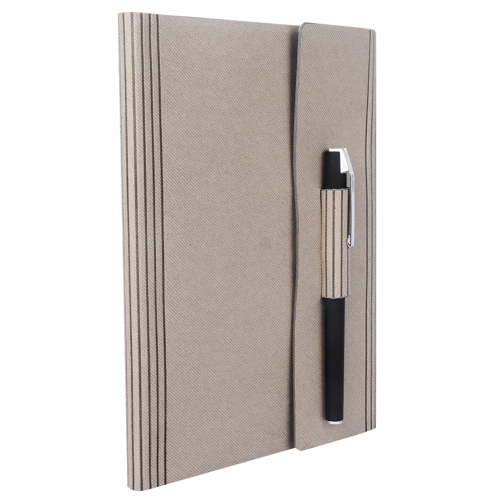 Light Weight A5 Pu Color Changer Fold With Pen - 200 Pages
