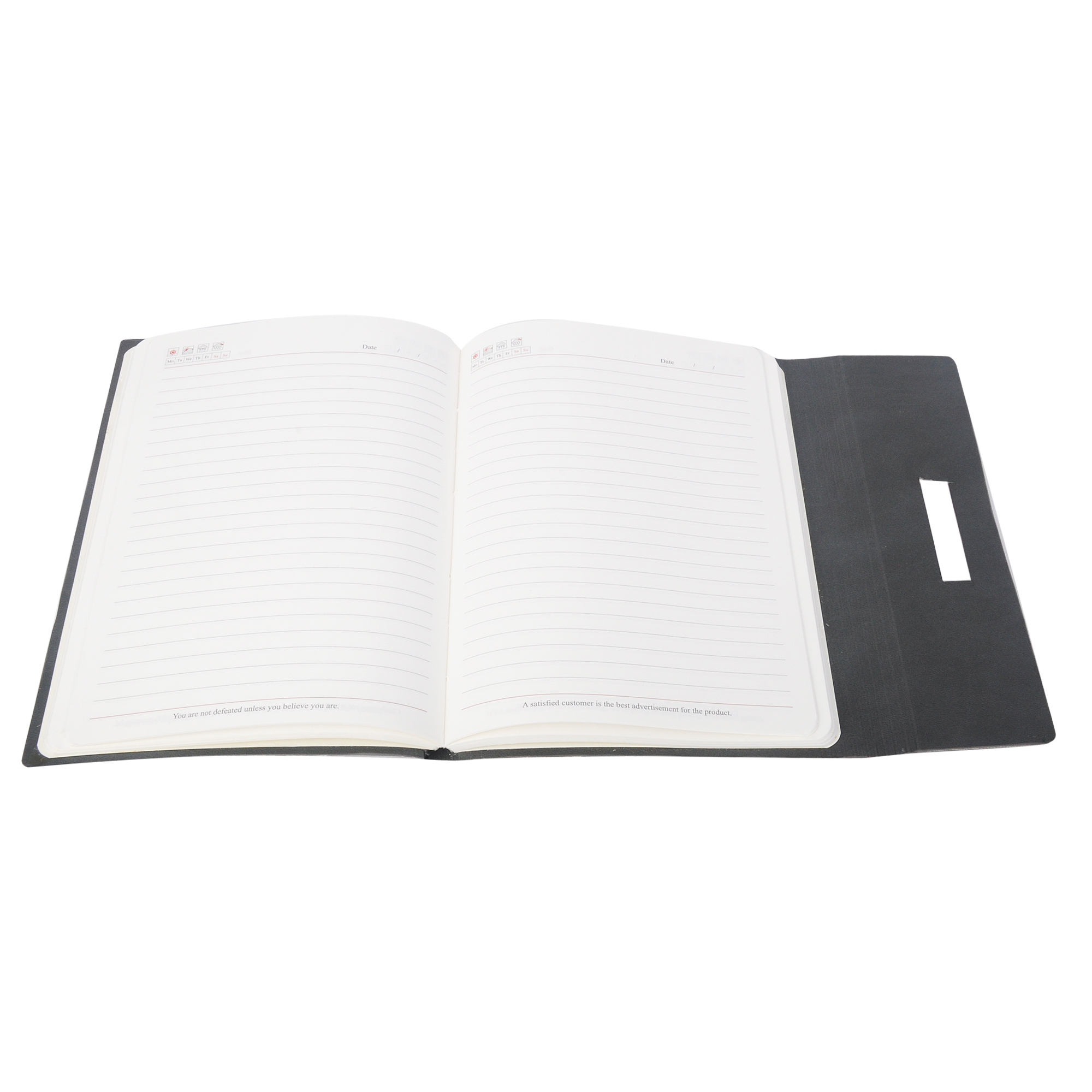Light Weight A5 Pu Color Changer Fold With Pen - 200 Pages