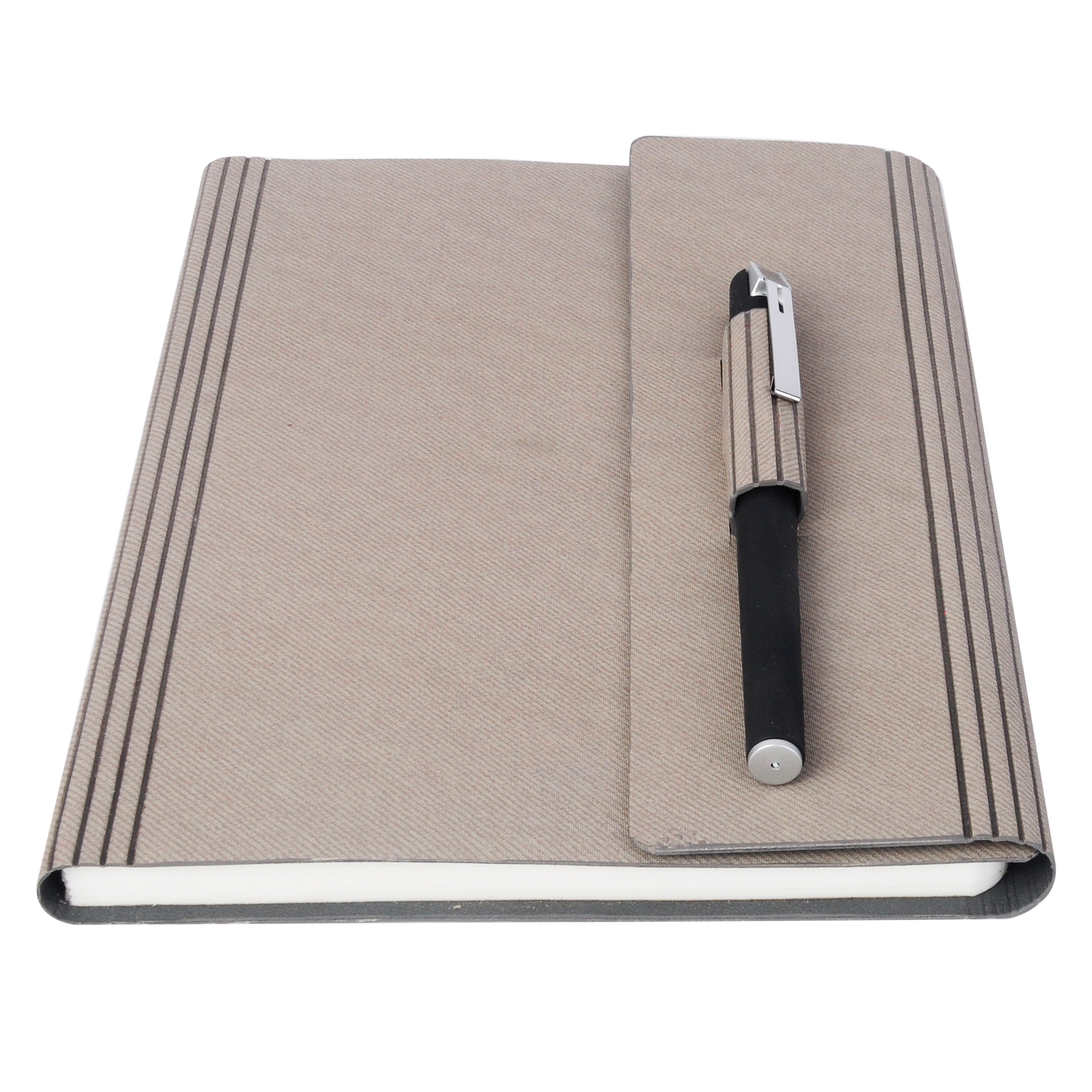 Light Weight A5 Pu Color Changer Fold With Pen - 200 Pages