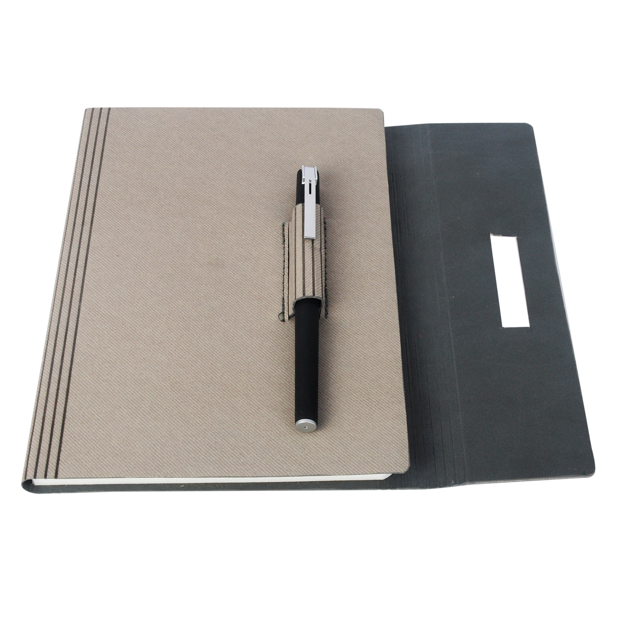 Light Weight A5 Pu Color Changer Fold With Pen - 200 Pages