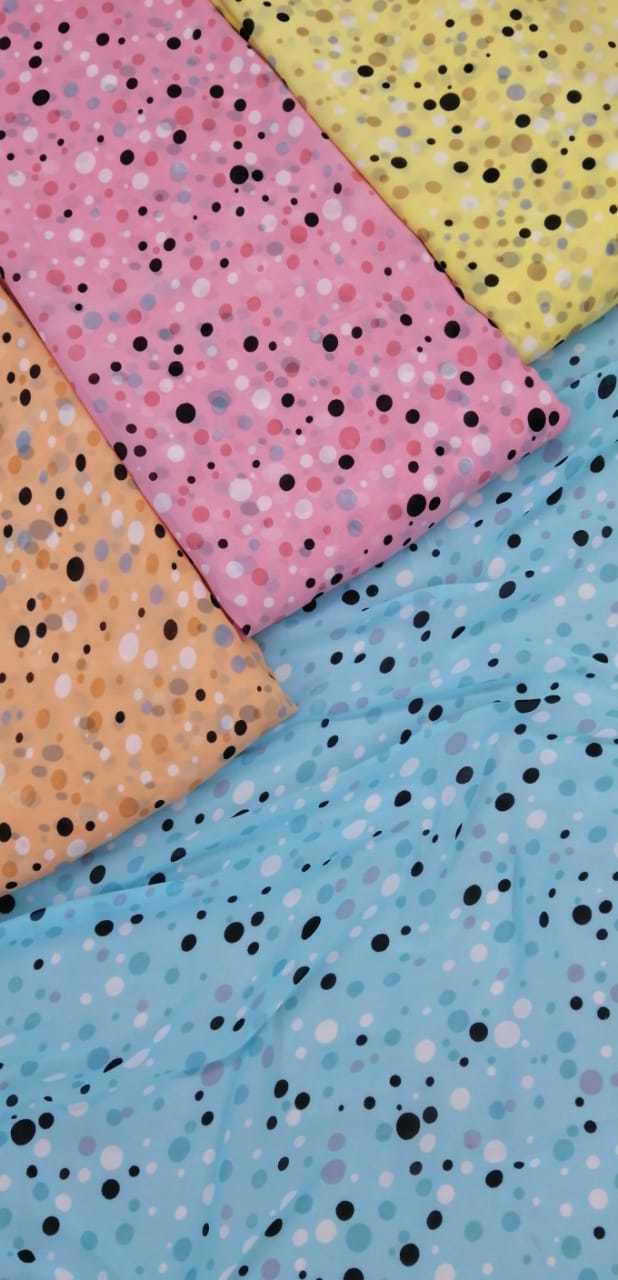 Digital Printed Fabric - Big Width Georgette, Available In Different Colours | Light In Weight, Exceptionally Soft, Ideal For Garment Industries