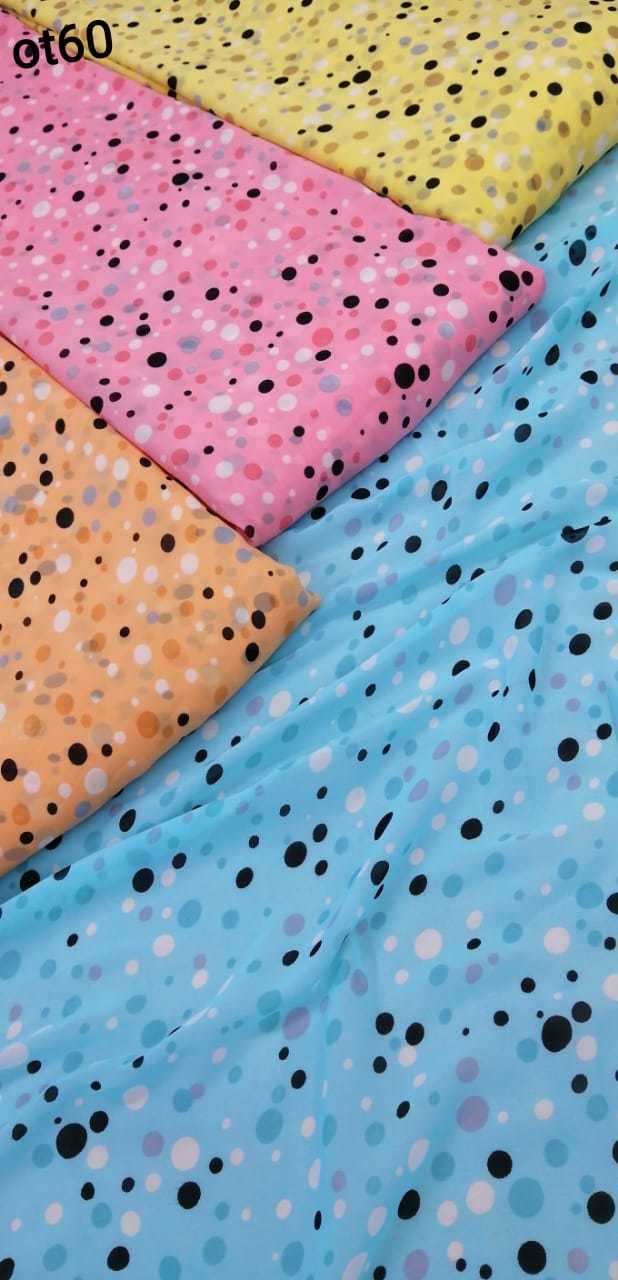 Digital Printed Fabric - Big Width Georgette, Available In Different Colours | Light In Weight, Exceptionally Soft, Ideal For Garment Industries