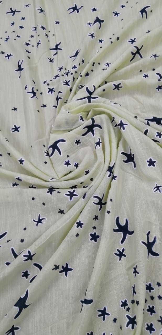 Digital Slub Table Print Fabric - Georgette, Wide Width, Custom Lengths Available | Exceptionally Soft, Lightweight, Multiple Color Options