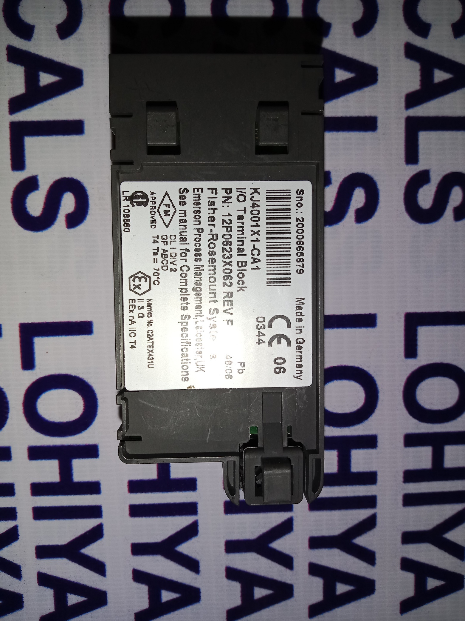 Emerson Terminal Block Kj4001x1-ca1