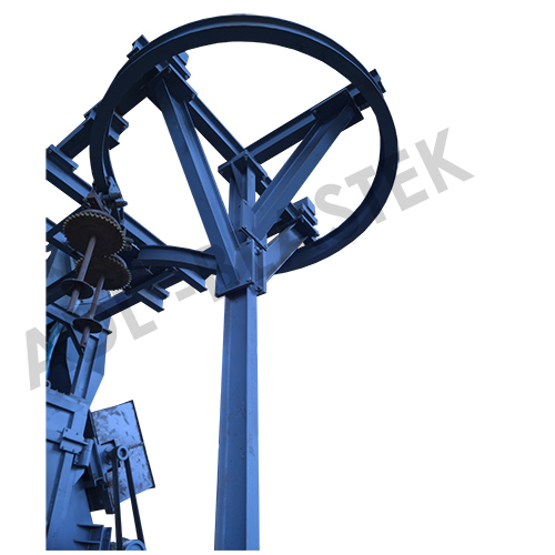 Darlk Blue O Loop Hanger Shot Blasting Machine