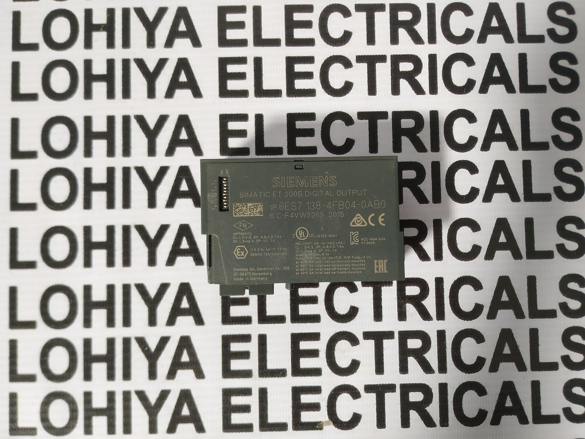 Siemens Et-200s 6es7 138-4fb04-0ab0