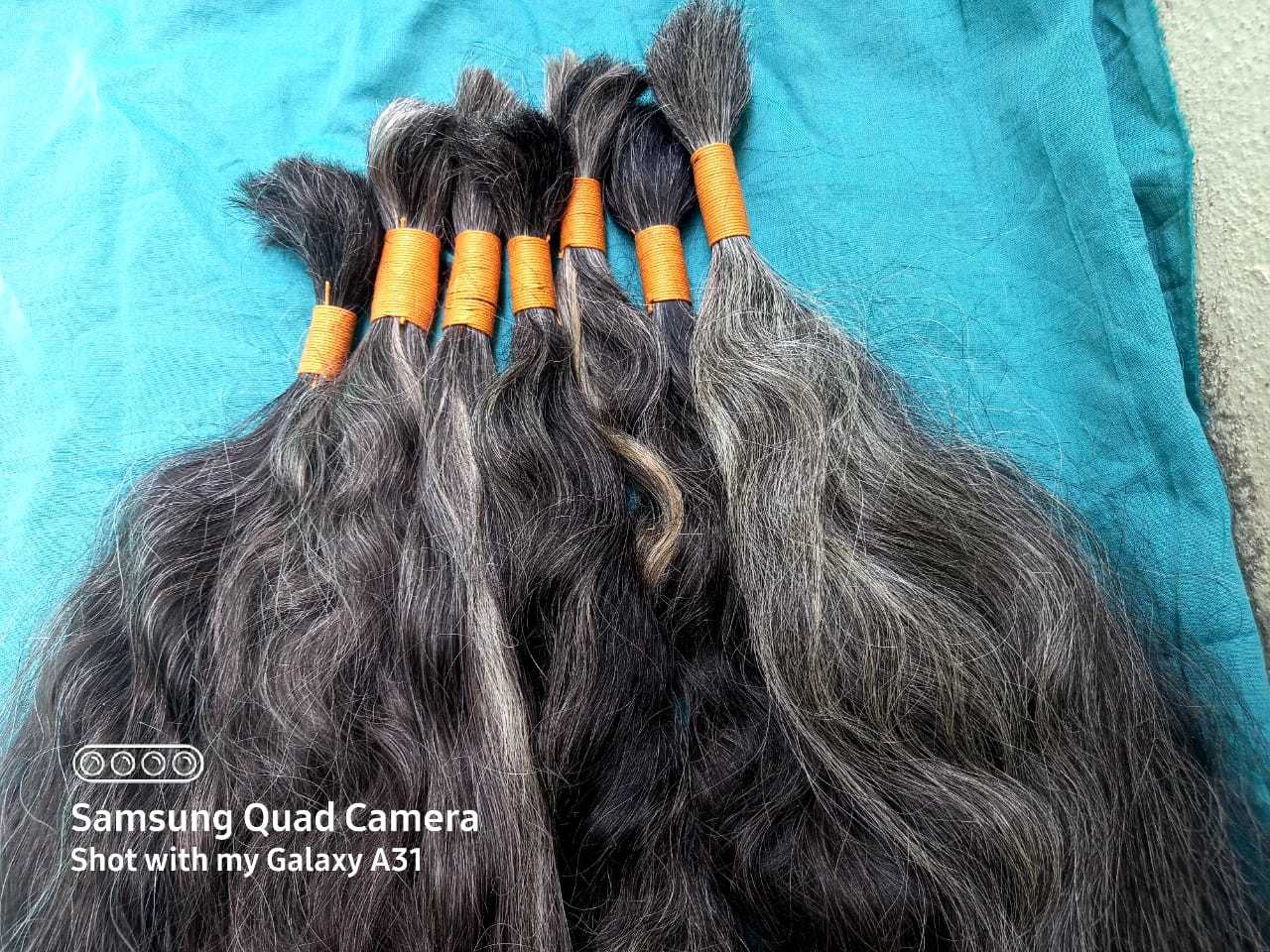 Female Silver Grey Hair Extensions - Remy Human Hair, 8-40 Inch Length, Natural Brown & Black, 2-year Warranty, Excellent Quality & Fast Delivery