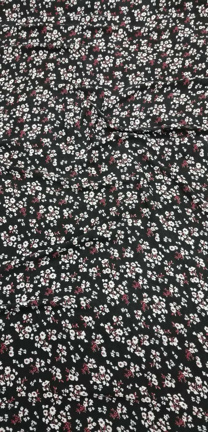 Digital Printed Fabric - Georgette Big Width, Available In Different Colours | Light In Weight, Exceptionally Soft, Ideal For Garment Industries