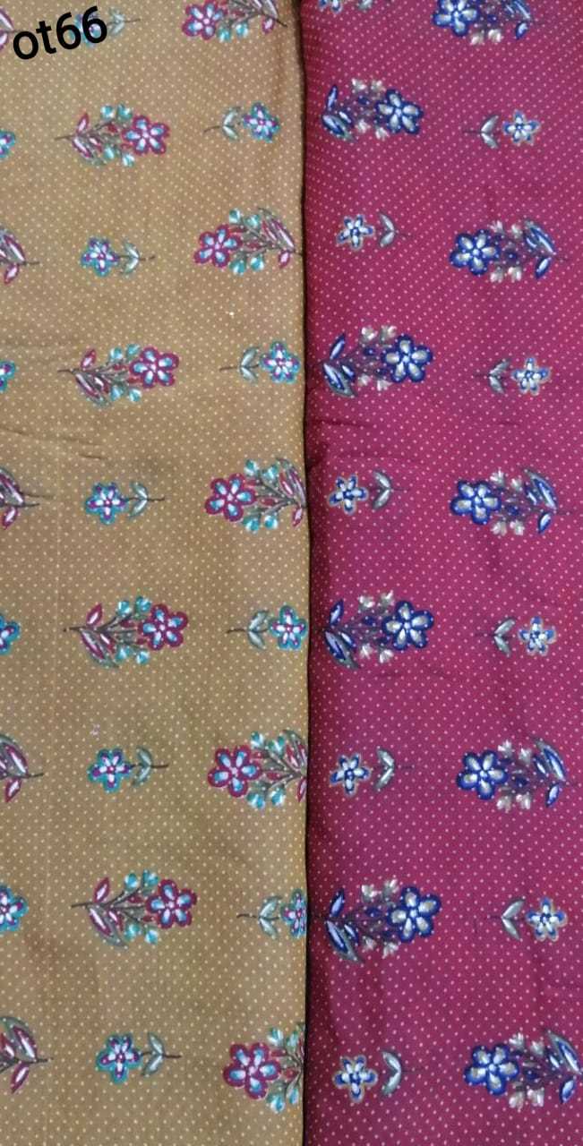 Digital Printed Fabric - Georgette, Soft & Lightweight | Available In Various Colors, Custom Length (Meters), Printed Pattern For Garment Industries