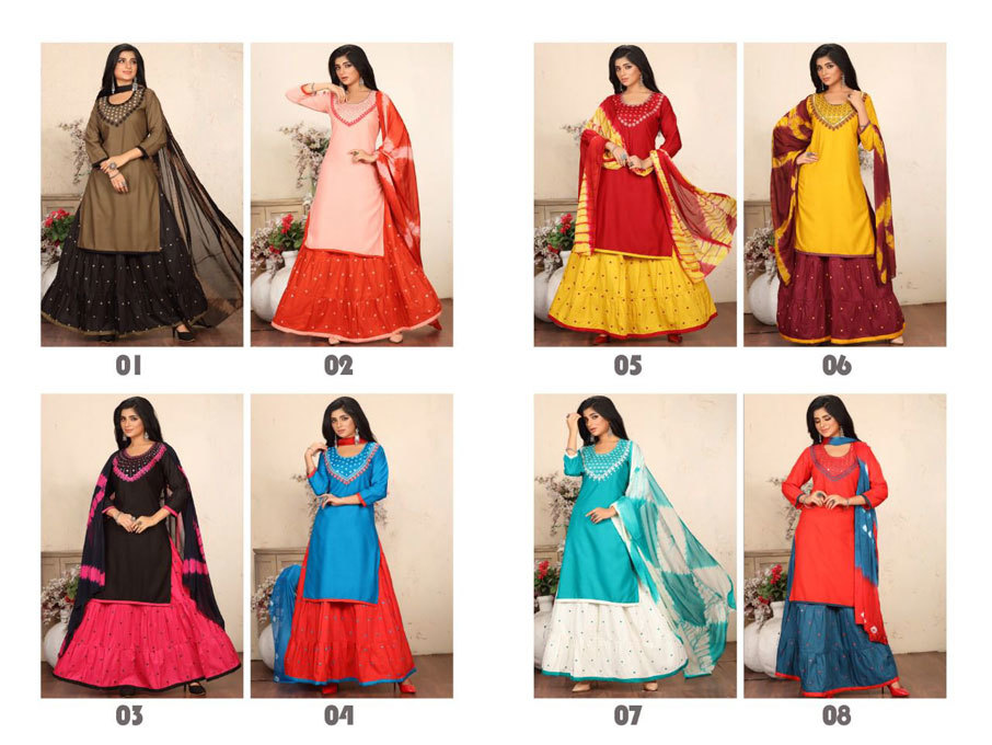 Touchwood Dupatta Kurti Catalogue Set