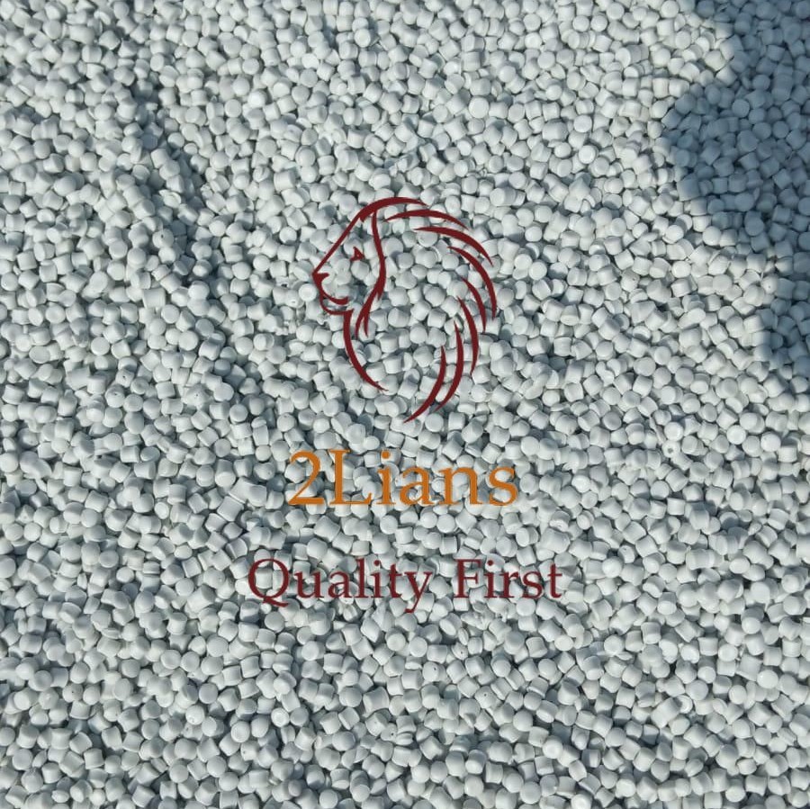 Polypropylene Pp Injection Granules White Plastic Scrap