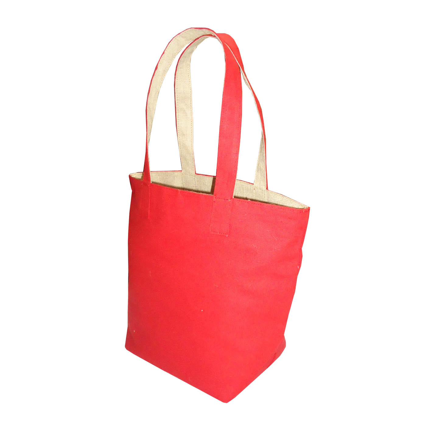 Reversible Tote Bag - Canvas & Juco Material, 28x35x15 Cm Dimensions, Customized Color & Design, Eco-friendly & Reusable