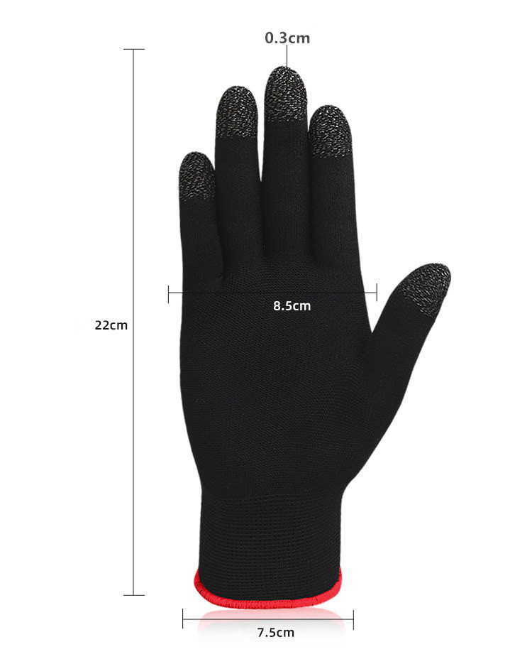 Gaming Gloves - Breathable, Assorted Colors | Smooth Touch, Comfortable Friction, 18-stitch Weaving, Sweat Proof Design