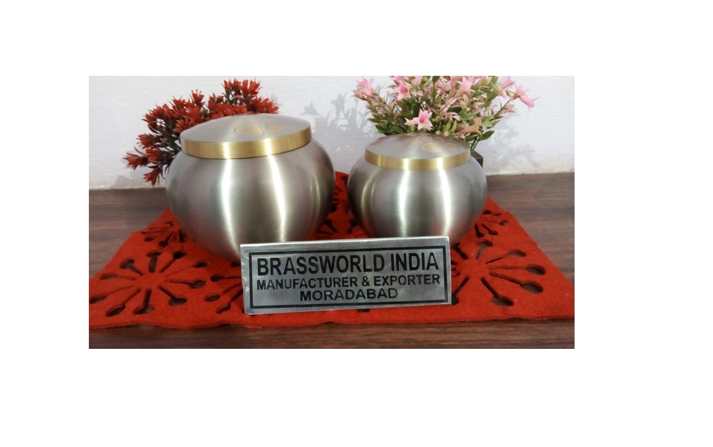 Odyssey Pet Paw Print Grey Urn Funeral Supplies