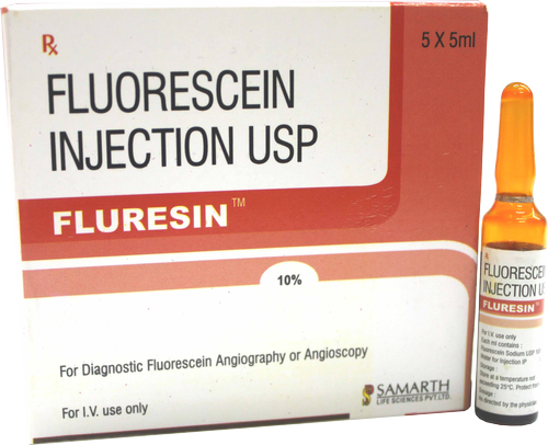 लिक्विड फ्लोरेसिन इंजेक्शन