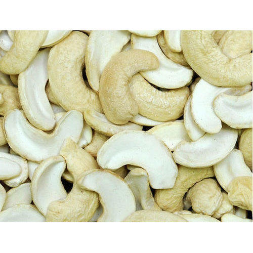 Split Cashew Nut - Ivory Color, Various Sizes | Low Moisture Content, Long Shelf Life, Bulk Packaging