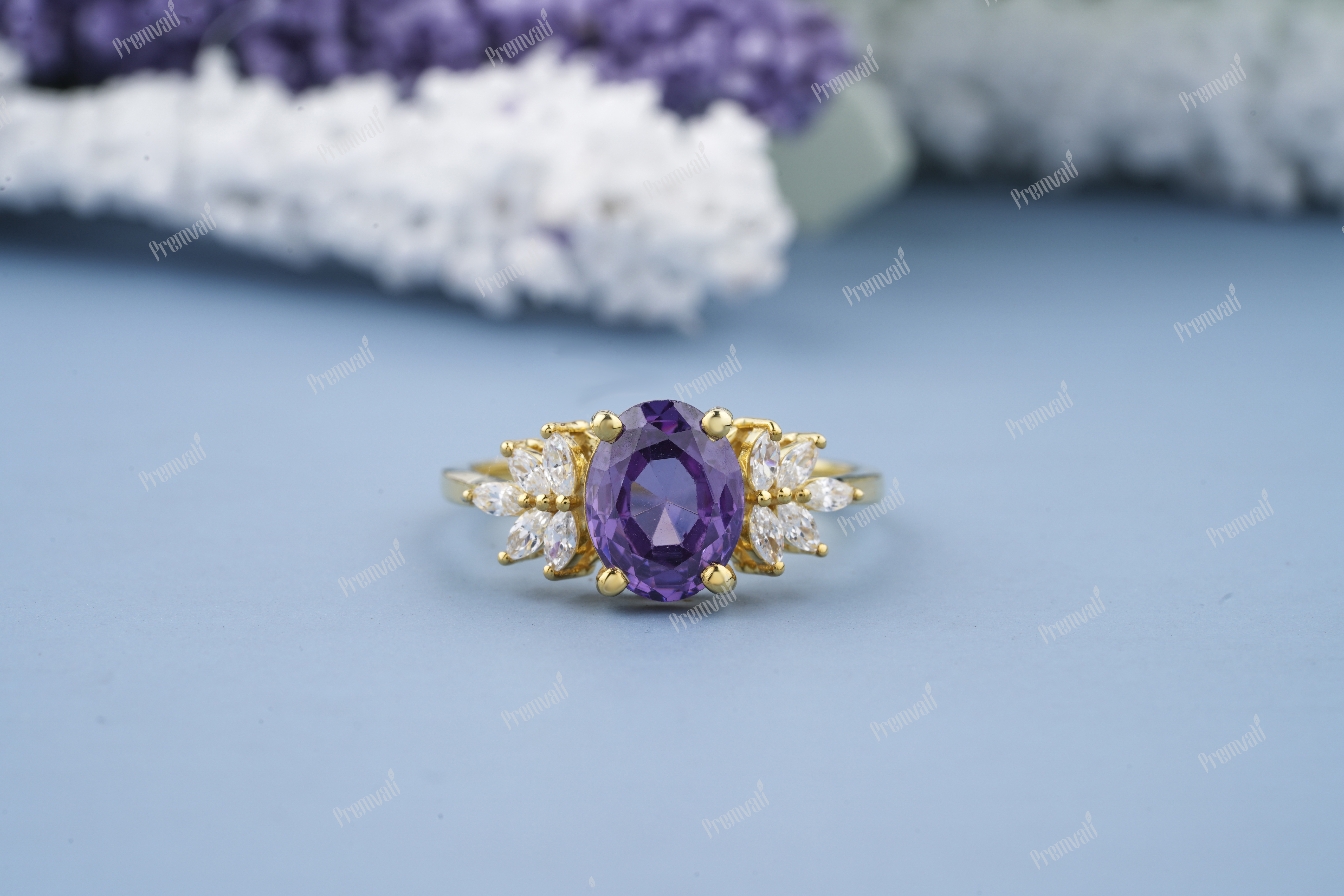 Fancy Moissanite Ring Diamond Clarity: Vvs1