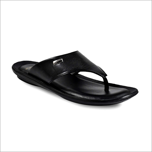 Mens Casual PU Sole Slipper - PU Sole, Flip Flop Style, Black Color | Comfortable Casual Wear for Everyday Use and Leisure Activities