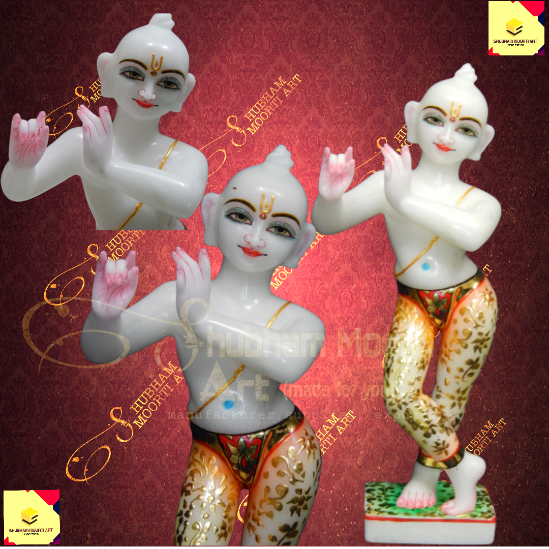 Isckon Radhe Krishna Statue - Marble, Customizable Sizes From 3 To 6 Feet | Exquisite Curved Artwork, Safe Transport Packing