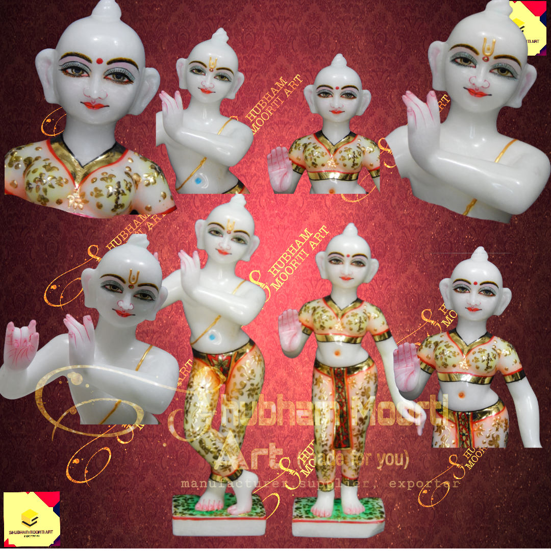 Isckon Radhe Krishna Statue - Marble, Customizable Sizes From 3 To 6 Feet | Exquisite Curved Artwork, Safe Transport Packing