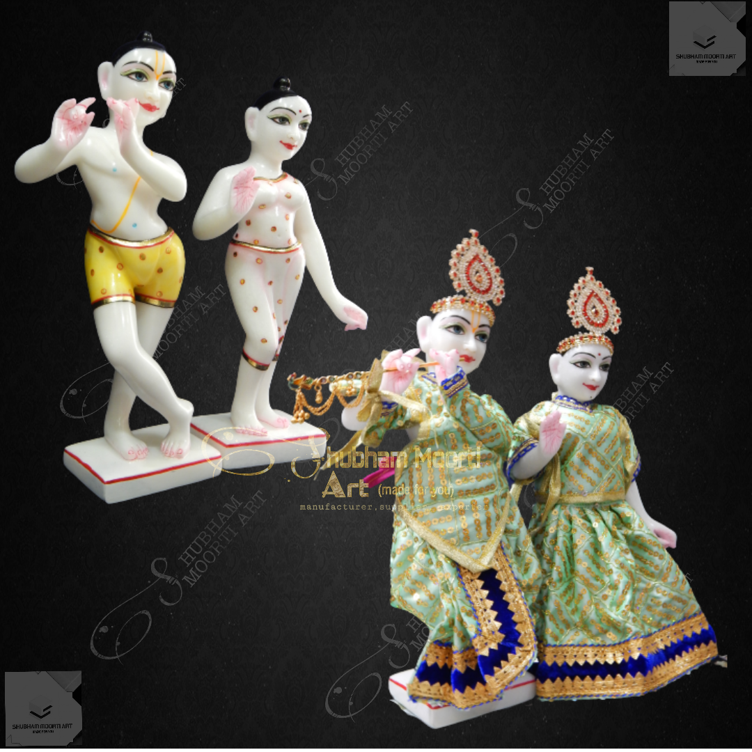 Isckon Radhy Krishna Statue