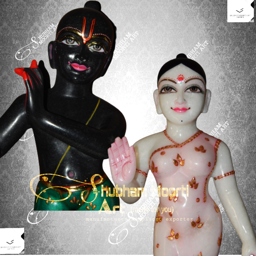 Marble Radhe Krishna Statue