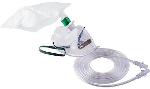 High Concentration Oxygen Masks - 22x19x18 cm , High-Quality Non-Rebreathing and Partial Masks for Adults and Pediatrics