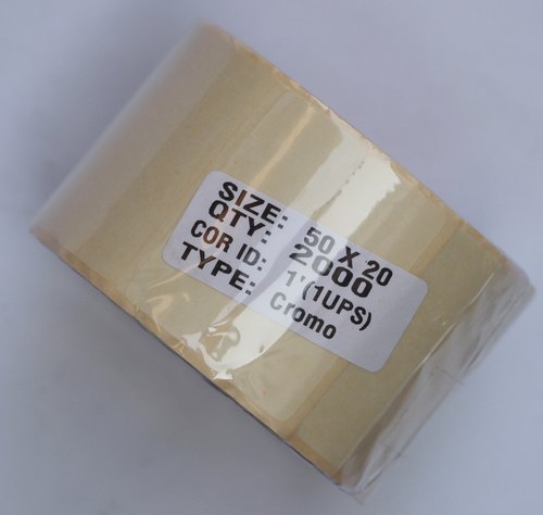 50mm X 20mm (2000 Label) 1ups Chromo