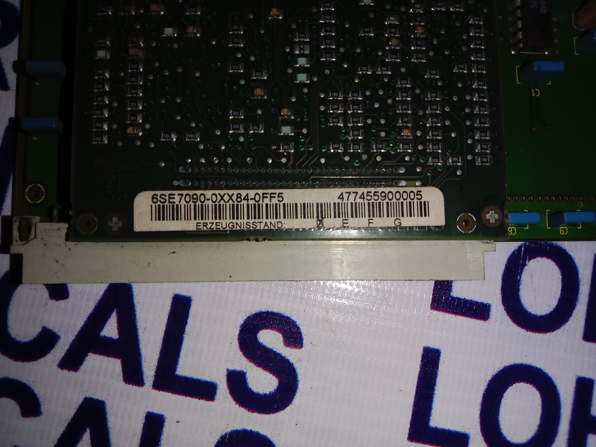 Siemens Motion Control Card 6se7090-0xx84-0ffs