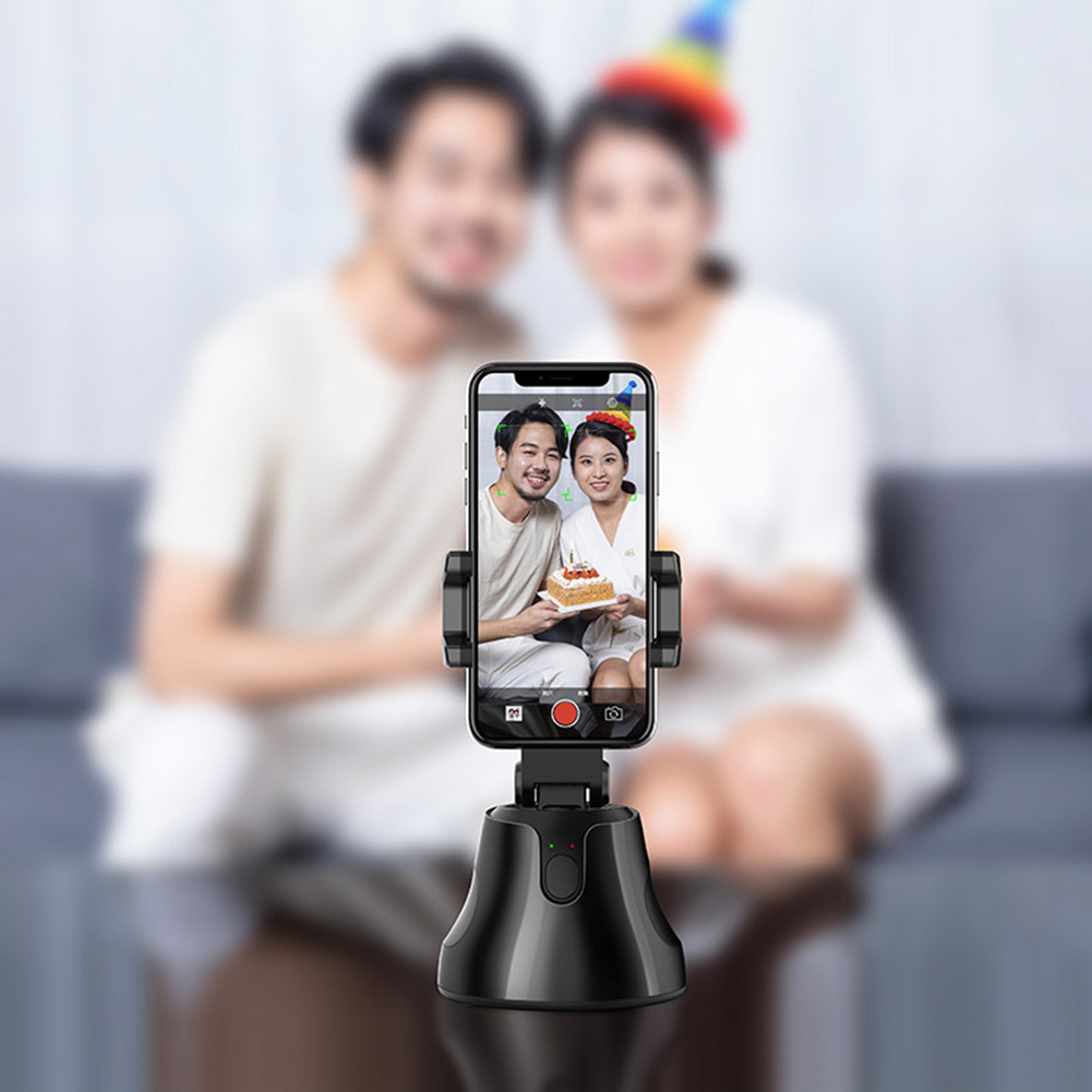 Smart Facial Tracking Phone Holder Smart Tracking Holder With Automatic 360-degree Rotation.