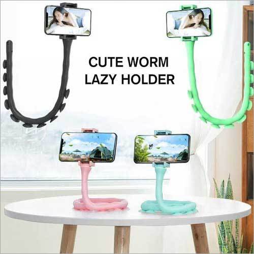 Adjustable Worm Lazy Mobile Holder Stand
