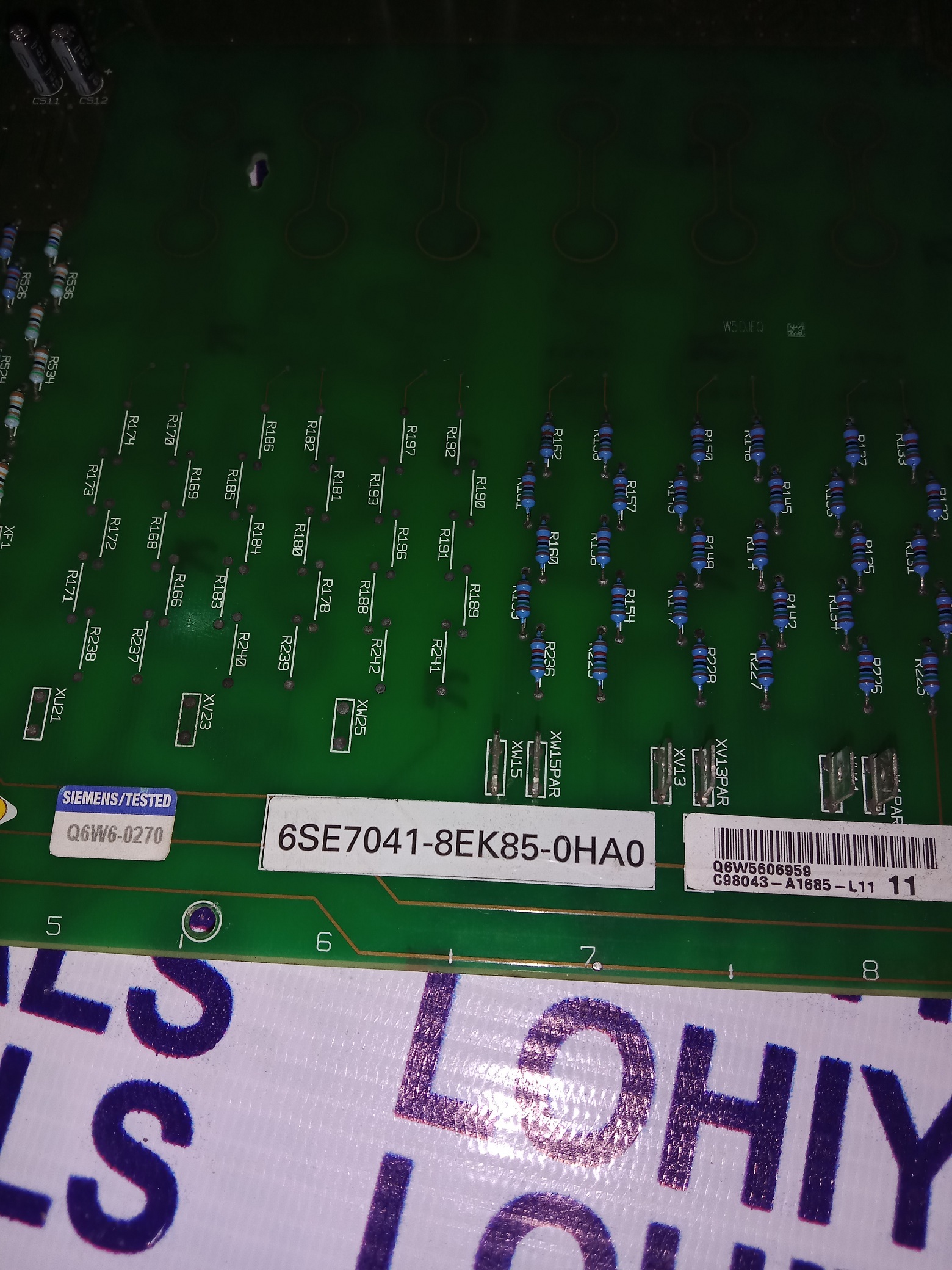 Siemens Inverter Board 6se7041-bek85-0ha0