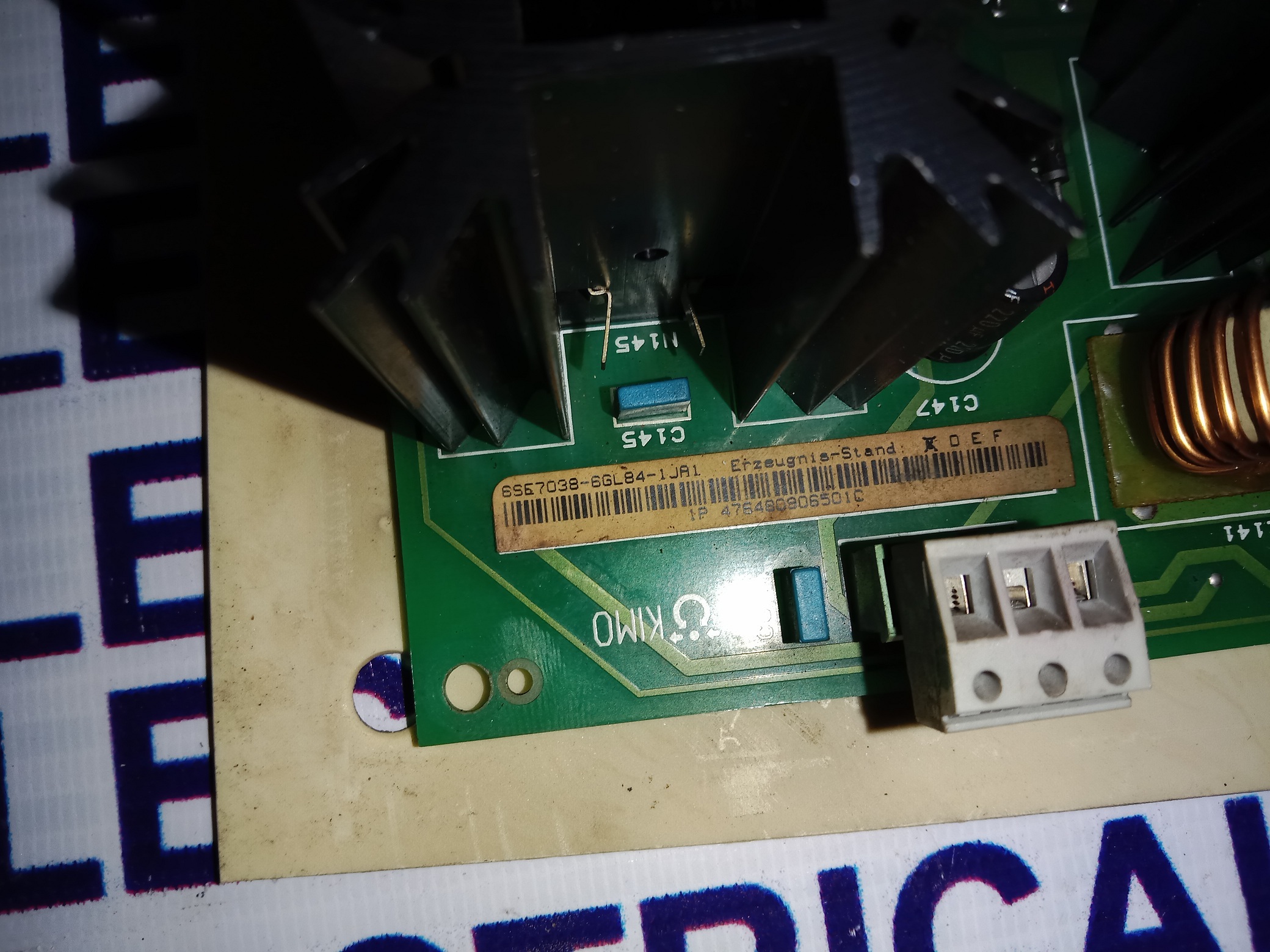 Siemens Power Inverter Board 6se7038-6gl84-1 Ja1
