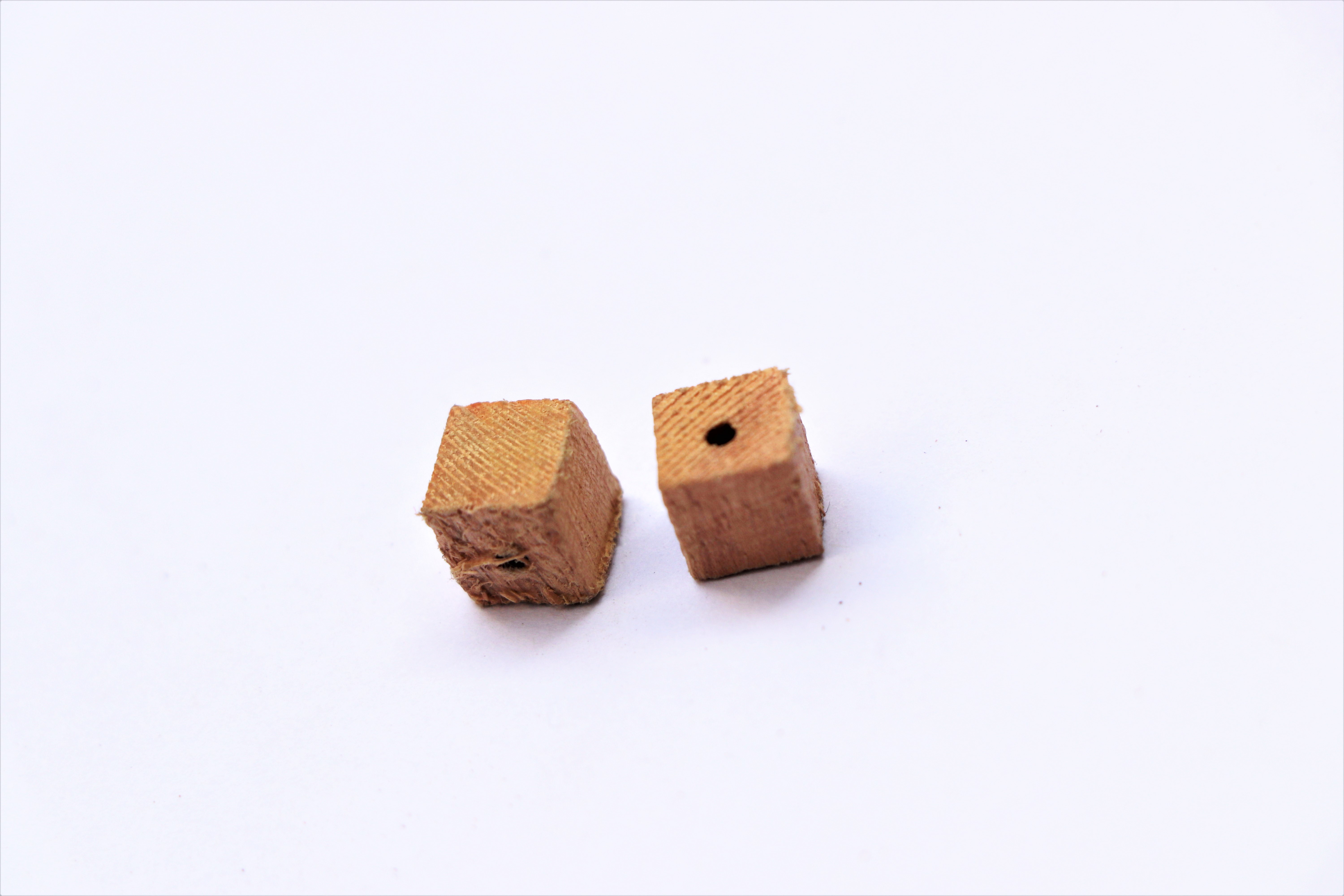 Natural Square Wooden Beads